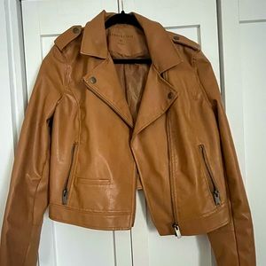 Aeropostale Moto Jacket XL Camel - NWOT